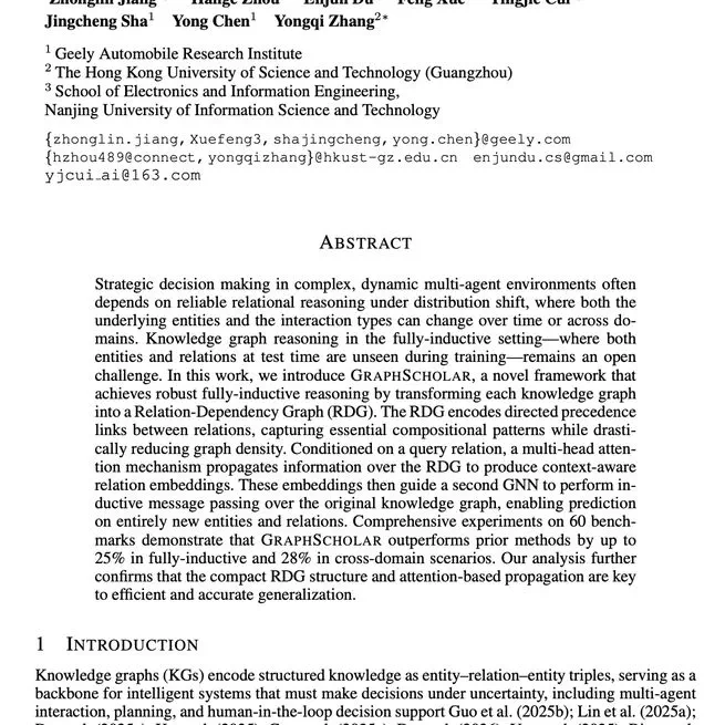 GRAPHSCHOLAR: COMPOSITIONAL STRATEGIC DECISION MAKING FOR KNOWLEDGE GRAPH REASONING VIA RELATION-DEPENDENCY GRAPHS